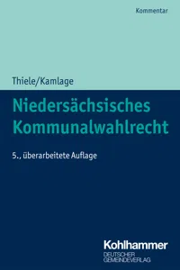 Niedersächsisches Kommunalwahlrecht_cover