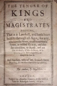 The Tenure of Kings and Magistrates_cover