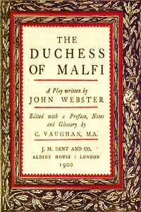 The Duchess of Malfi_cover