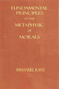 Fundamental Principles of the Metaphysic of Morals_cover