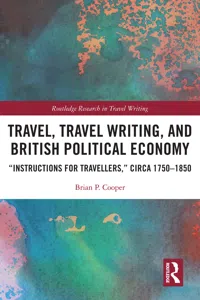 Travel, Travel Writing, and British Political Economy_cover