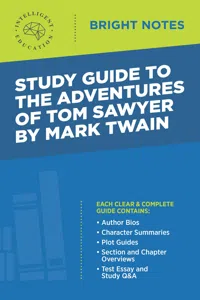 Study Guide to The Adventures of Tom Sawyer by Mark Twain_cover