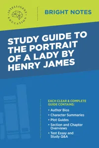 Study Guide to The Portrait of a Lady by Henry James_cover