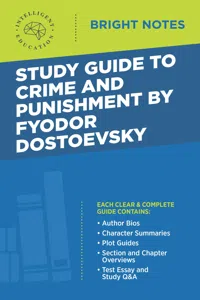 Study Guide to Crime and Punishment by Fyodor Dostoyevsky_cover