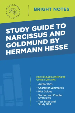 Study Guide to Narcissus and Goldmund by Hermann Hesse