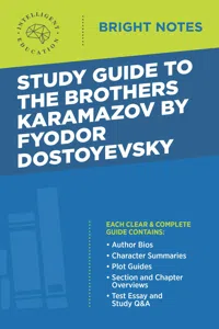 Study Guide to The Brothers Karamazov by Fyodor Dostoyevsky_cover