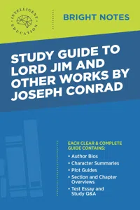 Study Guide to Lord Jim and Other Works by Joseph Conrad_cover