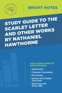 Study Guide to The Scarlet Letter and Other Works by Nathaniel Hawthorne_cover