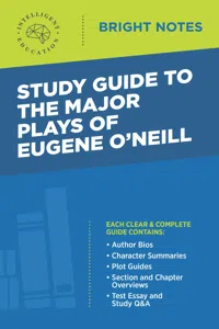 Study Guide to The Major Plays of Eugene O'Neill_cover