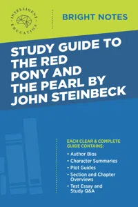 Study Guide to The Red Pony and The Pearl by John Steinbeck_cover