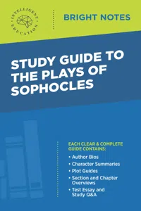 Study Guide to The Plays of Sophocles_cover