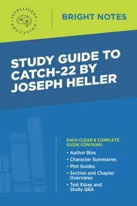 Study Guide to Catch-22 by Joseph Heller_cover