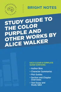 Study Guide to The Color Purple and Other Works by Alice Walker_cover