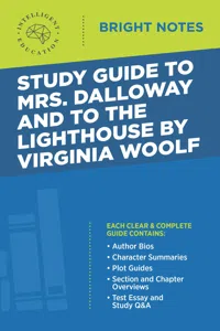 Study Guide to Mrs. Dalloway and To the Lighthouse by Virginia Woolf_cover