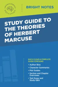 Study Guide to the Theories of Herbert Marcuse_cover