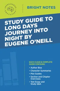 Study Guide to Long Days Journey into Night by Eugene O'Neill_cover