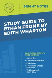 Study Guide to Ethan Frome by Edith Wharton_cover
