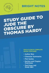 Study Guide to Jude the Obscure by Thomas Hardy_cover