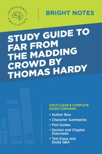 Study Guide to Far from the Madding Crowd by Thomas Hardy_cover