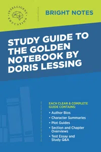 Study Guide to The Golden Notebook by Doris Lessing_cover