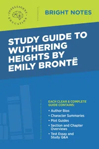 Study Guide to Wuthering Heights by Emily Brontë_cover