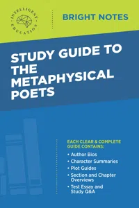 Study Guide to The Metaphysical Poets_cover