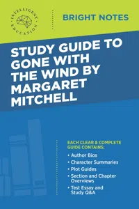 Study Guide to Gone with the Wind by Margaret Mitchell_cover