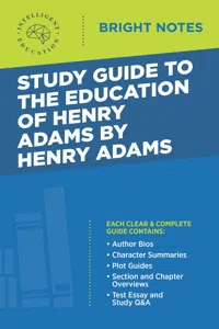 Study Guide to The Education of Henry Adams by Henry Adams_cover