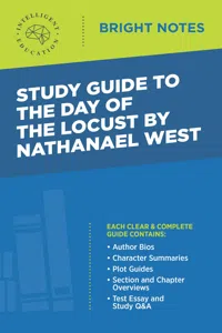 Study Guide to The Day of the Locust by Nathanael West_cover