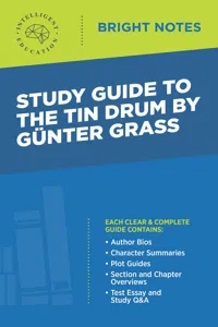 Study Guide to The Tin Drum by Gunter Grass_cover