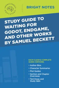 Study Guide to Waiting for Godot, Endgame, and Other Works by Samuel Beckett_cover