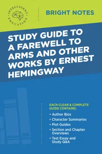 Study Guide to A Farewell to Arms and Other Works by Ernest Hemingway_cover