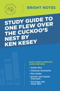 Study Guide to One Flew Over the Cuckoo's Nest by Ken Kesey_cover