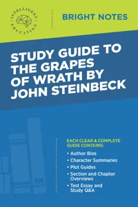 Study Guide to The Grapes of Wrath by John Steinbeck_cover