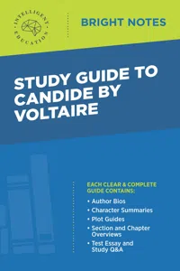 Study Guide to Candide by Voltaire_cover
