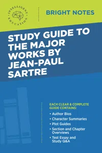 Study Guide to the Major Works by Jean-Paul Sartre_cover