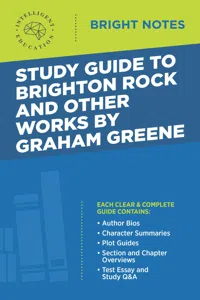 Study Guide to Brighton Rock and Other Works by Graham Greene_cover