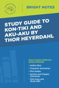 Study Guide to Kon-Tiki and Aku-Aku by Thor Heyerdahl_cover