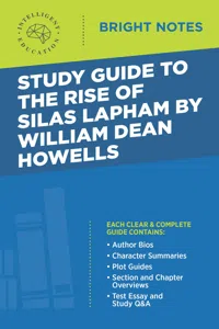 Study Guide to The Rise of Silas Lapham by William Dean Howells_cover