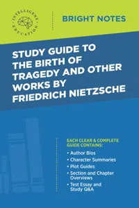 Study Guide to The Birth of Tragedy and Other Works by Friedrich Nietzsche_cover