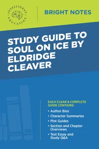 Study Guide to Soul on Ice by Eldridge Cleaver_cover