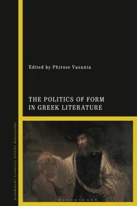 The Politics of Form in Greek Literature_cover