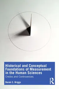 Historical and Conceptual Foundations of Measurement in the Human Sciences_cover