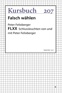 FLXX 7 | Schlussleuchten von und mit Peter Felixberger_cover