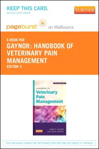 Handbook of Veterinary Pain Management_cover