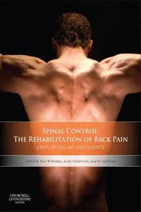 Spinal Control: The Rehabilitation of Back Pain_cover