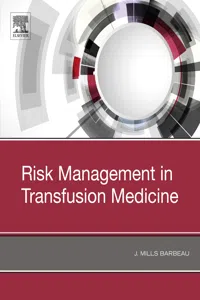 Risk Management in Blood Transfusion Medicine_cover