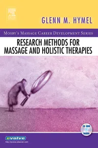 Research Methods for Massage and Holistic Therapies_cover