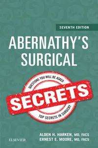 Abernathy's Surgical Secrets E-Book_cover