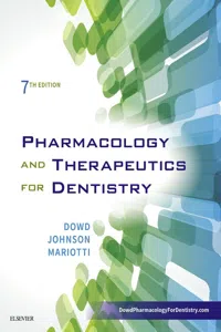 Pharmacology and Therapeutics for Dentistry - E-Book_cover